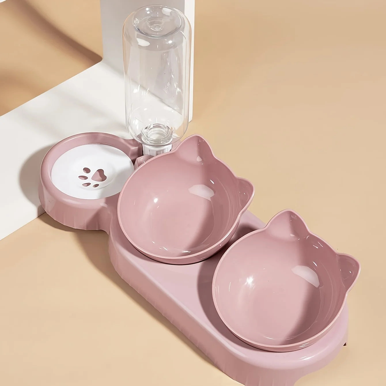 Set 3 en 1 Nubepets – Cuencos y Dispensador para Mascotas